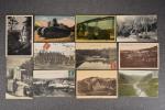 CREUSE : boite  d'environ 700 cartes postales anciennes et...