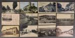 HAUTE-MARNE, MOSELLE : boite d'environ 350 cartes postales anciennes, semi-...