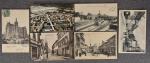 HAUTE-MARNE, MOSELLE : boite d'environ 350 cartes postales anciennes, semi-...