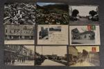 VOSGES, TERRITOIRE DE BELFORT : lot d'environ 75 cartes postales...