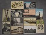 ALLEMAGNE, BELGIQUE : lot de 19 cartes postales d'Allemagne dont...