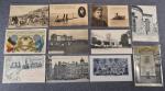 BELGIQUE :   boite d'environ 350 cartes postales anciennes,...