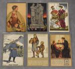 SUISSE : lot d'environ 19 cartes postales anciennes, militaires à...
