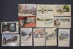 SUISSE : lot d'environ 49 cartes postales anciennes illustrées, représentant...