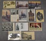 EUROPE DE L'EST : lot de 24 cartes postales anciennes,...