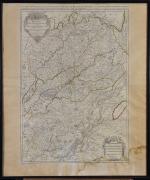 "La Franche-Comté divisée en trois baillages", Hubert Jaillot, géographe du...