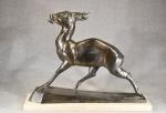 PROST (Maurice) (1894-1967) " Gazelle ", circa 1932, Bronze signé....