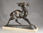 PROST (Maurice) (1894-1967) " Gazelle ", circa 1932, Bronze signé....