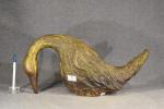 GONEZ (Paul) "Le Canard", sculpture en bronze, exemplaire 1/8 avec...