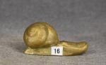 GONEZ (Paul) "L'escargot" bronze à patine dorée, signé PG, numéroté...