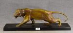 BIAGINI « Panthère »  bronze à patine "brun doré"...