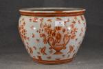 Cache pot porcelaine de Chine de style XVIIIe dans les...