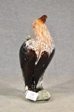 MURANO : "Faucon ou aigle" en verre soufflé dans les...