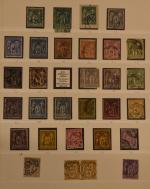 FRANCE : lot de timbres de l'émission Cérès de 1871...