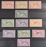 FRANCE : lot de timbres type Merson N° 120 et...