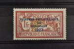 FRANCE : Congrès philatélique de Bordeaux 1923 neuf avec trace...