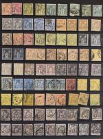 FRANCE : collection de timbres en neuf avec trace de...
