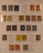 FRANCE : collection de timbres oblitérés et quelques neufs avec...