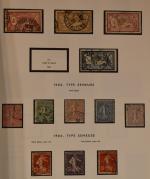 FRANCE : collection de timbres principalement en oblitéré de 1853...