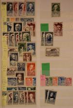 FRANCE : un classeur de stock timbres, tous états au...