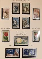 FRANCE : collection de timbres en neuf de 1962 à...