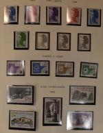 FRANCE : collection de timbres en neuf de 1962 à...