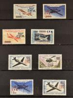 REUNION CFA : collection de timbres de 1949 à 1974...
