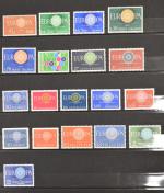 EUROPA : importante collection de timbres Europa, de 1956 à...