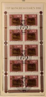 ALLEMAGNE RFA : collection de timbres oblitérés,  entre 1959...