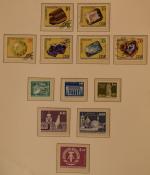 ALLEMAGNE DDR  : collection de timbres oblitérés, neufs avec...