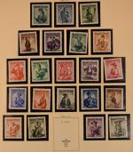AUTRICHE  : collection de timbres neufs sans trace de...