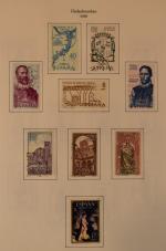 ESPAGNE : collection de timbres oblitérés entre 1945 et 1976,...