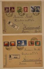 SUISSE : colection de timbres sur feuilles préimprimées Lindner de...