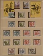 SUISSE : collection de timbres sur feuilles préimprimées Lindner de...