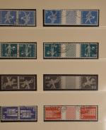 SUISSE : collection de timbres oblitérés,  entre 1950 et...
