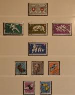 SUISSE : collection de timbres oblitérés,  entre 1950 et...