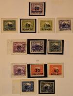 TCHECOSLOVAQUIE : collection de timbres oblitérés, neufs avec et sans...