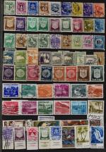 VARIA : 5 classeurs de timbres dont France oblitéré, Europe...