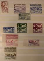 VARIA : un classeur de timbres divers dont quelques colonies...
