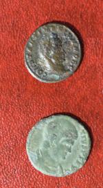 ANTIQUE : lot de 5 piéces Romaines en bronze