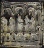 Bel ensemble de 7 sculptures en relief en bronze, d'après...