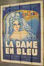 AFFICHE DE CINEMA : "La Dame en bleu Anne Ziegler",...