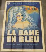 AFFICHE DE CINEMA : "La Dame en bleu Anne Ziegler",...