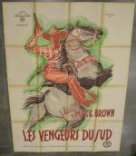 AFFICHE DE CINEMA : "1947 Les vengeurs du Sud Johnny...