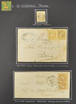 FRANCE EMISSION DE BORDEAUX n°43, n°45, n°46, divers timbres de...