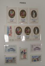 Collection de timbres de France neufs de 1970 à 1993...