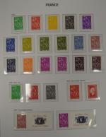 Collection de timbres de France neufs de 2005 à 2009...