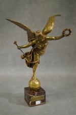 BARRIAS "La Renommée" , statue en bronze (3e prix le...