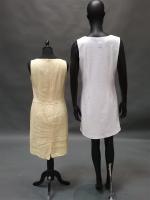 BREAL : robe blanche d été sans manche taille 40...