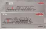 MÄRKLIN ; 2 locomotives à vapeur digital HO type 45...